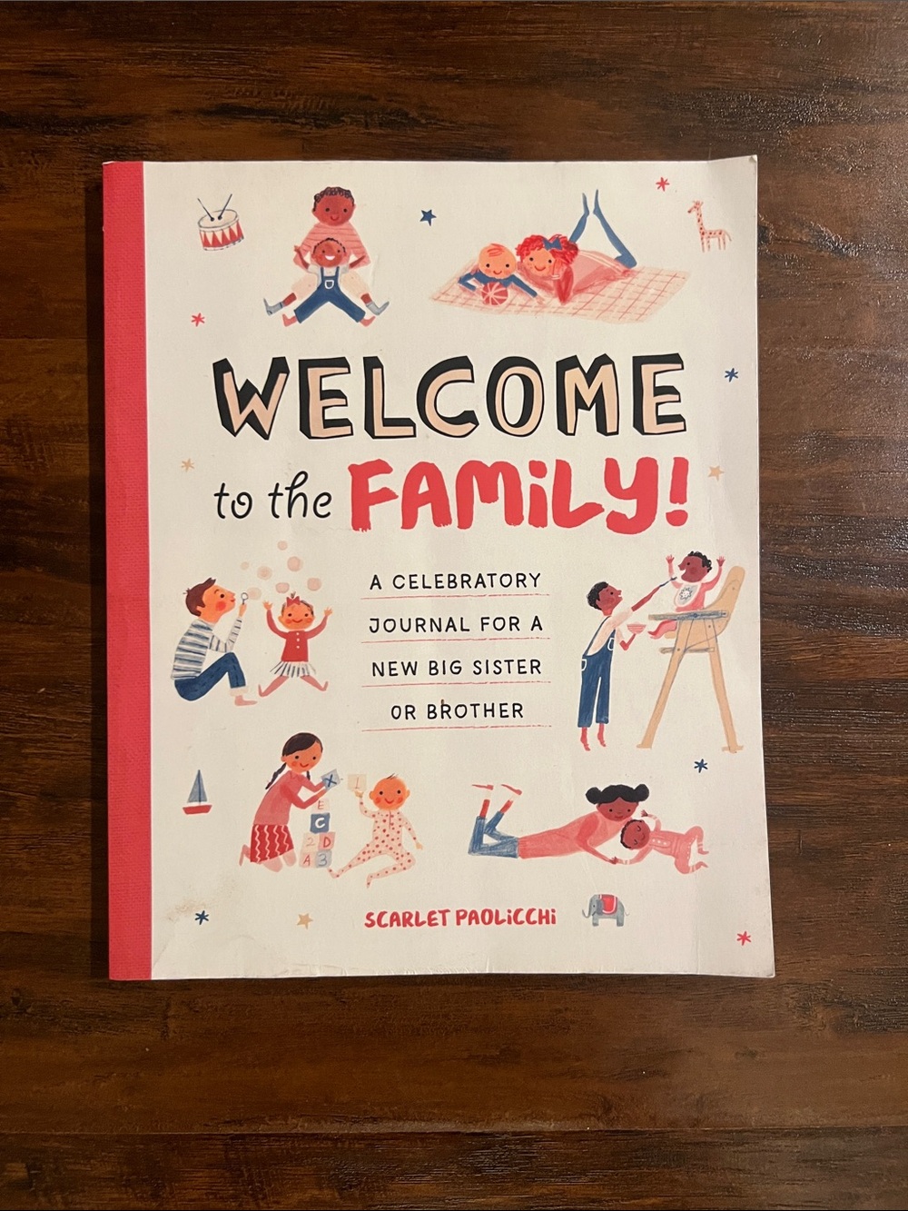 NWT Welcome to the Family! A Celebratory Journal for a New Big Sister or Brother